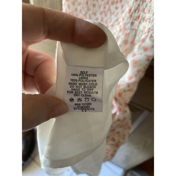 Storia Smocked Strapped Floral Dress Size‎ M - Picture 6 of 8